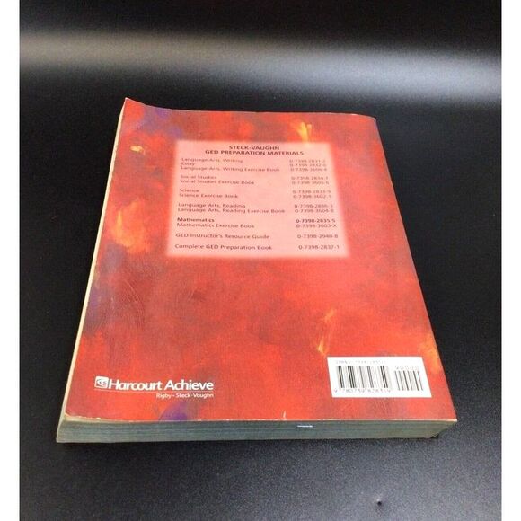 GED Mathematics : Algebra Geometry by Steck-Vaughn (1997, Trade Paperback)Book - Picture 4 of 4